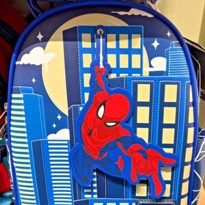 Spider-Man Loungefly Backpack Bag Universal Studios Orlando NWT